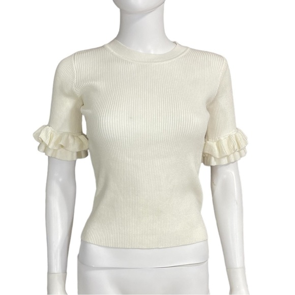 Ivory Raffle Sleeve Sweater
New - Picture 2 of 7